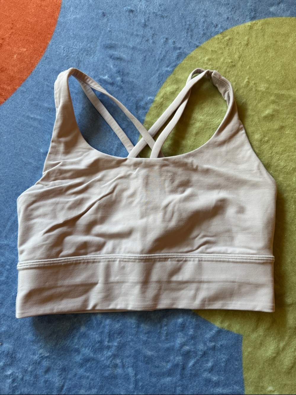 lululemon athletica Light Cream Cross-Back Bralette